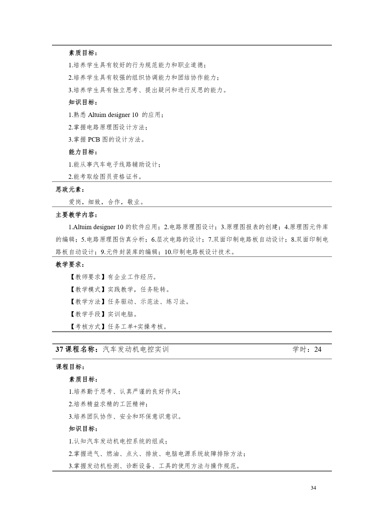 湖南机电职业技术学院2022版汽车电子技术专业人才培养方案V6_page-0036.jpg