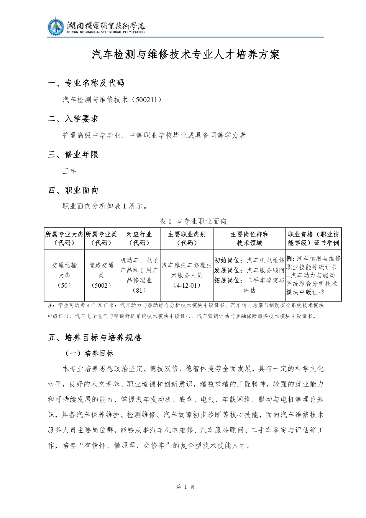 湖南机电职业技术学院2022级汽车检测与维修技术专业人才培养方案V10.0_page-0003.jpg