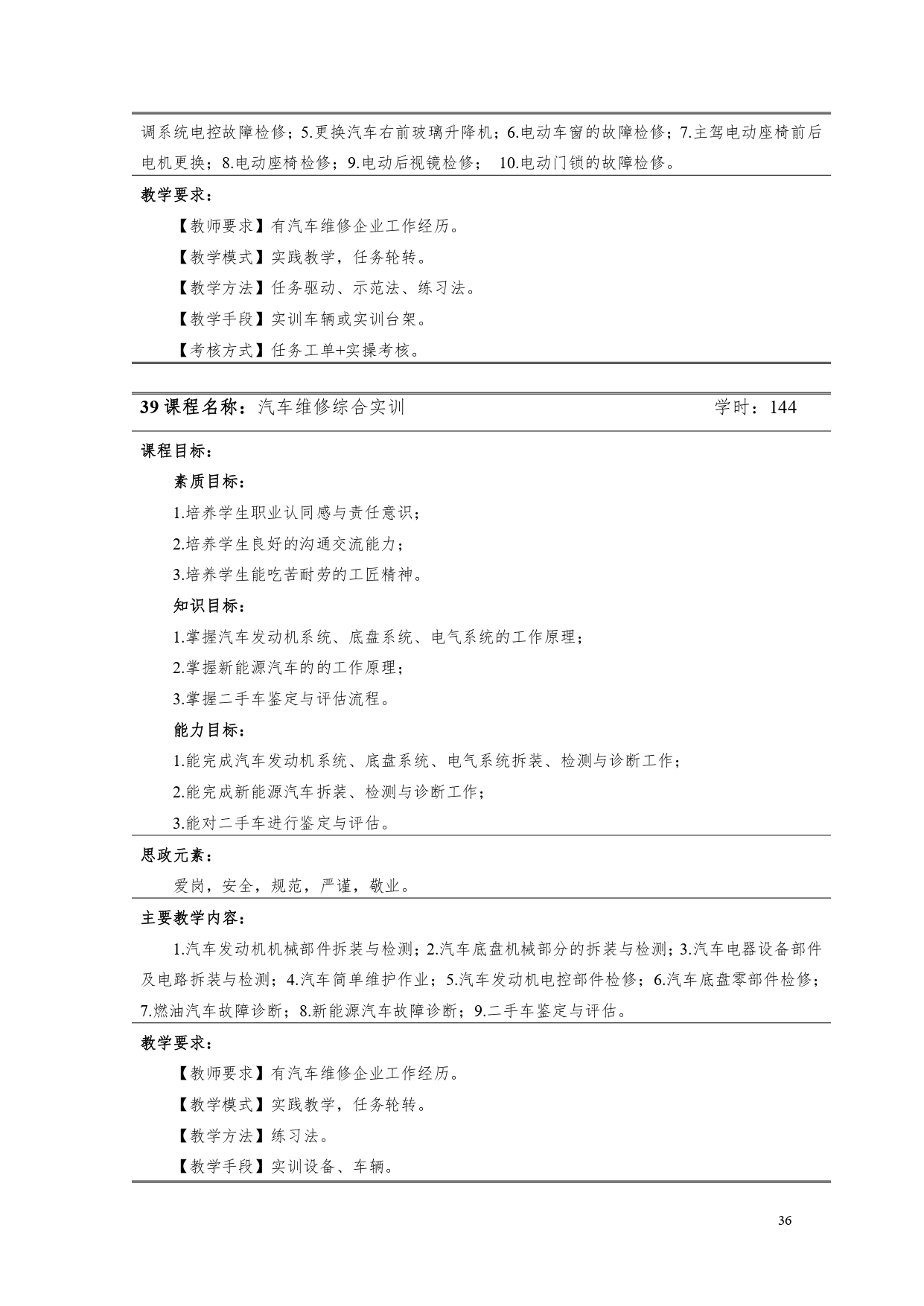 湖南机电职业技术学院2022版汽车电子技术专业人才培养方案V6_page-0038.jpg